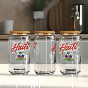Retro Haiti Glass Can Haitian Gift Ayiti Roots
