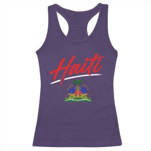 Retro Haiti Racerback Tank Top Haitian Gift Ayiti Roots