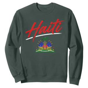 Retro Haiti Sweatshirt Haitian Gift Ayiti Roots