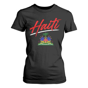 Retro Haiti T Shirt For Women Haitian Gift Ayiti Roots