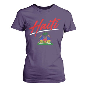 Retro Haiti T Shirt For Women Haitian Gift Ayiti Roots