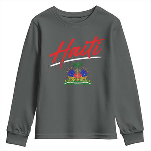 Retro Haiti Youth Sweatshirt Haitian Gift Ayiti Roots