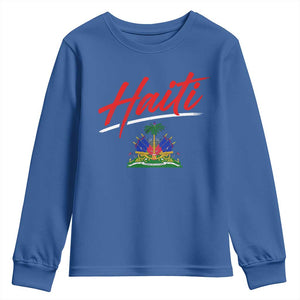 Retro Haiti Youth Sweatshirt Haitian Gift Ayiti Roots