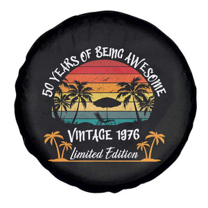 Vintage 50th Birthday Spare Tire Cover Retro 1976 Limited Edition 50 Year Old TS10 Print Your Wear