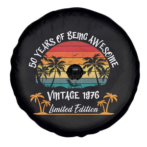 Vintage 50th Birthday Spare Tire Cover Retro 1976 Limited Edition 50 Year Old TS10 Print Your Wear