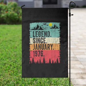 Vintage 1976 Birthday Garden Flag Retro 50th Birthday Gifts 50 Years Old TS10 Print Your Wear