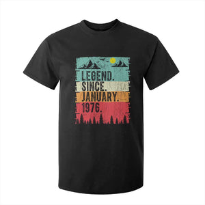 Vintage 1976 Birthday T Shirt For Kid Retro 50th Birthday Gifts 50 Years Old TS10 Black Print Your Wear