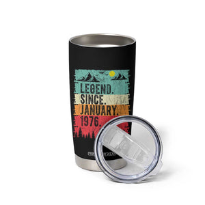 Vintage 1976 Birthday Tumbler Cup Retro 50th Birthday Gifts 50 Years Old TS10 Print Your Wear