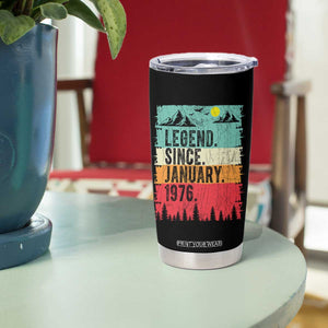Vintage 1976 Birthday Tumbler Cup Retro 50th Birthday Gifts 50 Years Old TS10 Print Your Wear