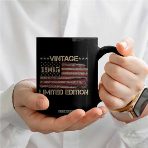 Vintage 1965 Birthday Coffee Mug Limited Edition Retro American Flag TS10 Print Your Wear