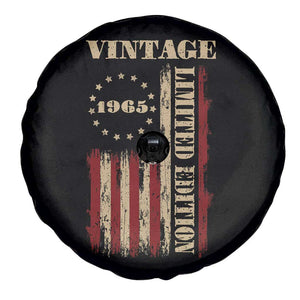 Vintage 1965 Birthday Spare Tire Cover Retro American Flag Limited Edition TS10 Print Your Wear