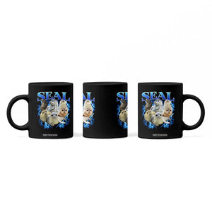 Baby Seals Coffee Mug Retro Sea Dog Bootleg Vintage Graphic 90s TS10 Print Your Wear