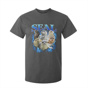 Baby Seals T Shirt For Kid Retro Sea Dog Bootleg Vintage Graphic 90s TS10 Dark Heather Print Your Wear