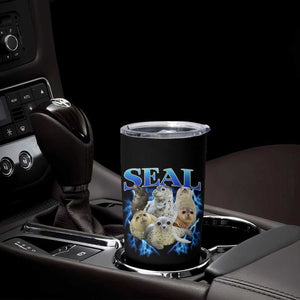 Baby Seals Tumbler Cup Retro Sea Dog Bootleg Vintage Graphic 90s TS10 Print Your Wear