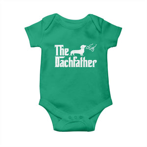 Funny Wiener Dog Dad Baby Onesie The Dachshund Fathers Day Gifts For Dog Lovers TS10 Irish Green Print Your Wear