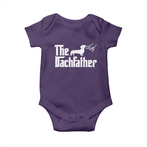Funny Wiener Dog Dad Baby Onesie The Dachshund Fathers Day Gifts For Dog Lovers TS10 Purple Print Your Wear