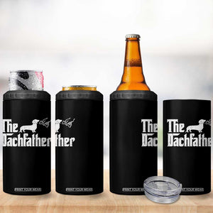 Funny Wiener Dog Dad 4 in 1 Can Cooler Tumbler The Dachshund Fathers Day Gifts For Dog Lovers TS10 Print Your Wear