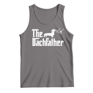 Funny Wiener Dog Dad Tank Top The Dachshund Fathers Day Gifts For Dog Lovers TS10 Deep Heather Print Your Wear