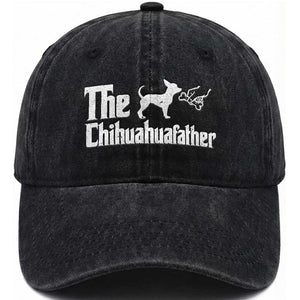 Chihuahua Dad Washed Cotton Baseball Cap Fathers Day Gifts For Dog Lovers TS10 Print Your Wear