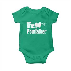 Pomeranian Dad Baby Onesie The Pom Father Fathers Day Gifts For Dog Lovers TS10 Irish Green Print Your Wear