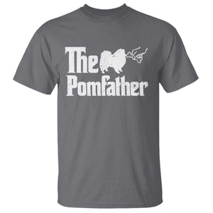 Pomeranian Dad T Shirt The Pom Father Fathers Day Gifts For Dog Lovers TS10 Charcoal Print Your Wear