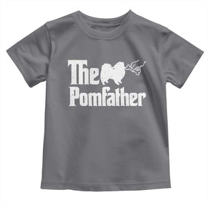 Pomeranian Dad Toddler T Shirt The Pom Father Fathers Day Gifts For Dog Lovers TS10 Charcoal Print Your Wear