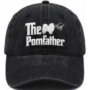 Pomeranian Dad Washed Cotton Baseball Cap The Pom Father Fathers Day Gifts For Dog Lovers TS10 Print Your Wear