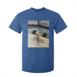 Hamster Gym T Shirt For Kid Funny Rat Workout Weightlifting Pump Cover TS10 Royal Blue Print Your Wear