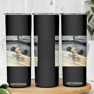 Hamster Gym Skinny Tumbler Funny Rat Workout Weightlifting Pump Cover TS10 Print Your Wear