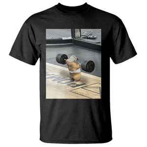 Hamster Gym T Shirt Funny Rat Workout Weightlifting Pump Cover TS10 Black Print Your Wear