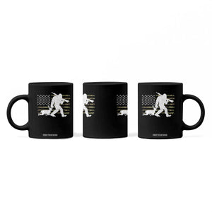 Bigfoot Camo Deer Hunting Coffee Mug Camo USA Flag Buck Season Sasquatch TS10 Print Your Wear