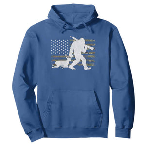 Bigfoot Camo Deer Hunting Hoodie Camo USA Flag Buck Season Sasquatch TS10 Royal Blue Print Your Wear
