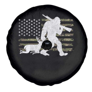 Bigfoot Camo Deer Hunting Spare Tire Cover Camo USA Flag Buck Season Sasquatch TS10 Print Your Wear
