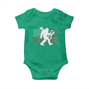 Bow Hunting Archer Bigfoot Baby Onesie Sasquatch Camo US Flag Hunter Dad TS10 Irish Green Print Your Wear