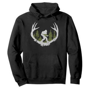 Bigfoot Gun Owner Hoodie Retro Deer Hunting Sasquatch Hunter Dad TS10 Black Print Your Wear