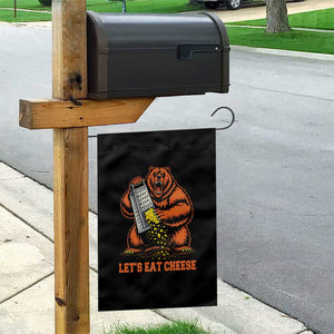 Angry Bear Grating Let's Eat Cheese Garden Flag CFB Game Day Sport Fan TS10 Print Your Wear