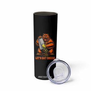 Angry Bear Grating Let's Eat Cheese Skinny Tumbler CFB Game Day Sport Fan TS10 Print Your Wear
