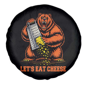 Angry Bear Grating Let's Eat Cheese Spare Tire Cover CFB Game Day Sport Fan TS10 Print Your Wear