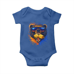 Angry Bear Lets Eat Cheese Baby Onesie CFB Game Day Sport Fan TS10 Royal Blue Print Your Wear