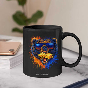 Angry Bear Lets Eat Cheese Coffee Mug CFB Game Day Sport Fan TS10 Print Your Wear