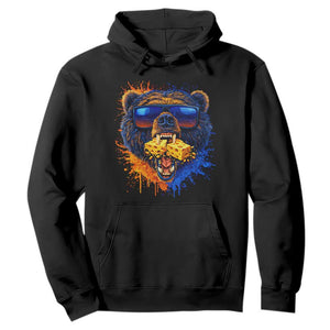 Angry Bear Lets Eat Cheese Hoodie CFB Game Day Sport Fan TS10 Black Print Your Wear