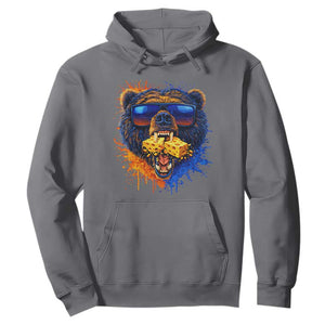Angry Bear Lets Eat Cheese Hoodie CFB Game Day Sport Fan TS10 Charcoal Print Your Wear