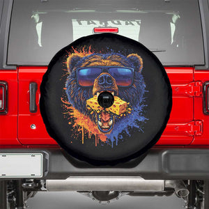 Angry Bear Lets Eat Cheese Spare Tire Cover CFB Game Day Sport Fan TS10 Black Print Your Wear