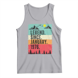 Personalized 1976 Birthday Tank Top Custom Date Vintage Retro 50th Birthday Gifts 50 Years Old TS10 Athletic Heather Print Your Wear