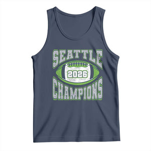 2026 Champion Seattle Tank Top Football Lovers TS10 Navy Print Your Wear