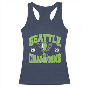Seattle Champions 2026 Racerback Tank Top Retro Gameday Team Fan TS10 Navy Print Your Wear