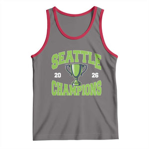 Seattle Champions 2026 Tank Top Retro Gameday Team Fan TS10 Deep Heather Red Print Your Wear