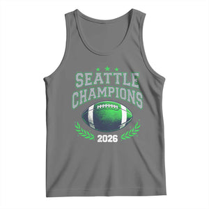 Seattle Champions 2026 Tank Top Retro Gameday Football Team Fan TS10 Black Heather Print Your Wear