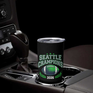 Seattle Champions 2026 Tumbler Cup Retro Gameday Football Team Fan TS10 Print Your Wear