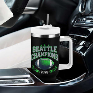 Seattle Champions 2026 Tumbler With Handle Retro Gameday Football Team Fan TS10 Print Your Wear